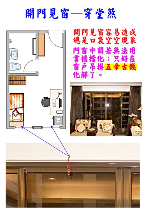 套房開門見床化解